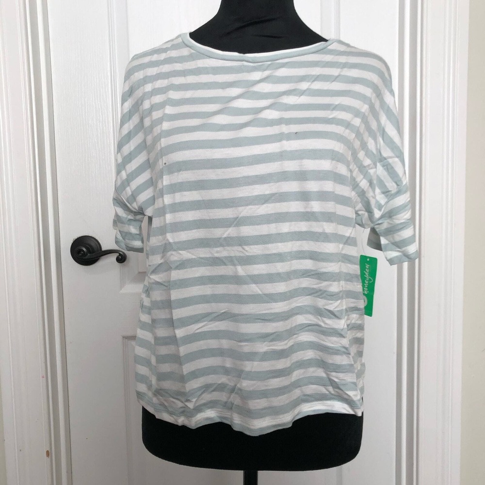 Honeydew Intimates Sun Lover Lounge Set XS Chilled‎ Stripe Green White 18988 NEW